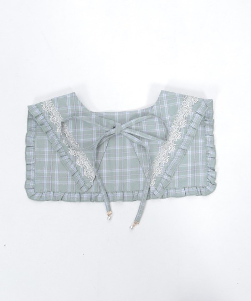 axes femme（アクシーズ ファム） チェック付け衿 : ZOZOTOWN Yahoo!店