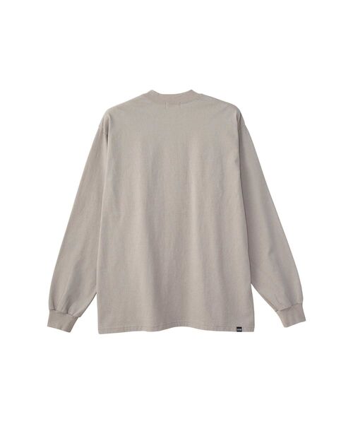 HYSTERIC GLAMOUR グレーロングTシャツ HYSTERIC GLAMOUR（ヒステリックグラマー） 長袖Tシャツ LARGE グレー