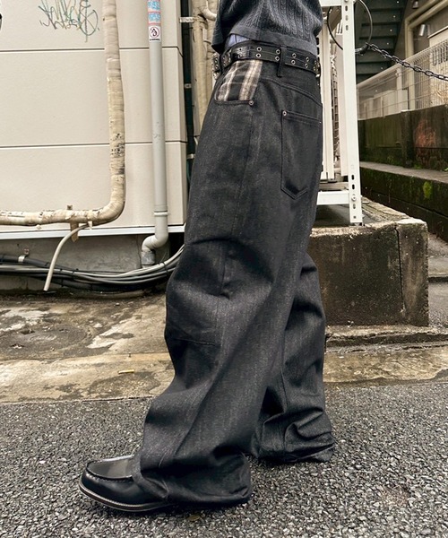 kutir（クティール） ジーンズ POCKET CHECK RIGID BUGGY DENIM