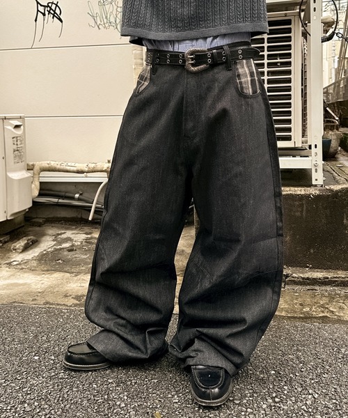 kutir（クティール） ジーンズ POCKET CHECK RIGID BUGGY DENIM