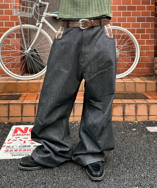 kutir（クティール） ジーンズ POCKET CHECK RIGID BUGGY DENIM