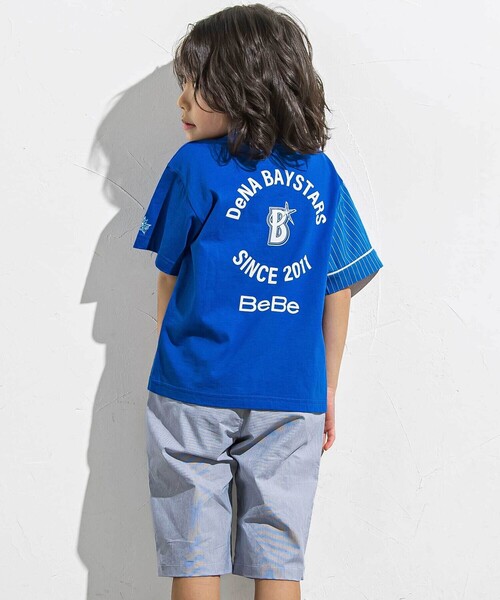 BeBe（ベベ） tシャツ 「NPB 横浜DeNAベイスターズ」ベースボール