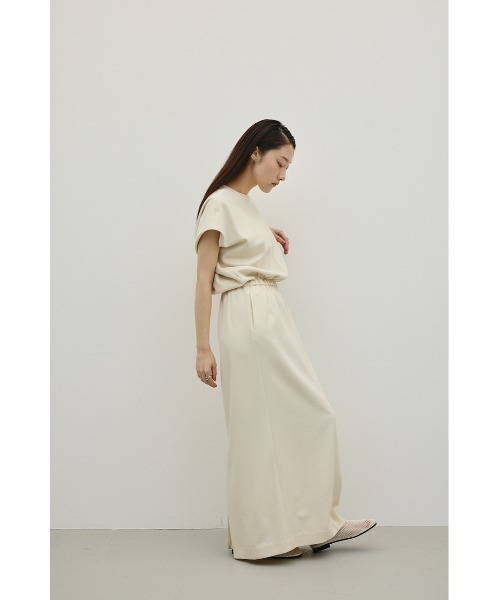 ワンピース リネンミックスボクシーワンピースの画像