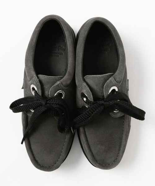 ビジネスシューズ 「別注」Paraboot / THIERS EYELET グレースエード モカシン シューズ メンズの画像