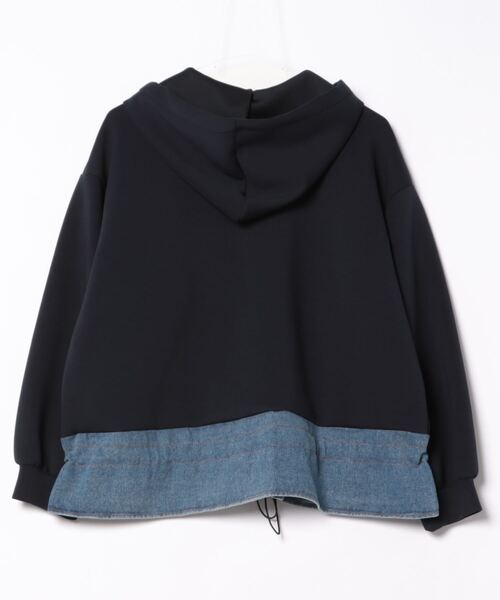 「DOLLUPOOPS」 ジップアップパーカー 38 チャコールグレー レディース_画像2
