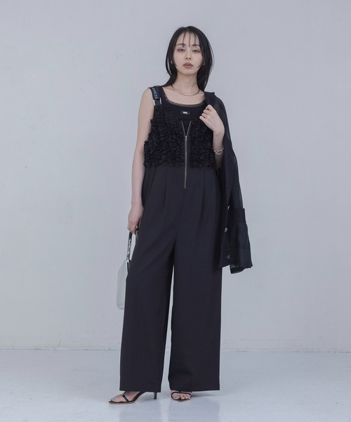 Eimee Law（エイミーロウ） サロペット オーバーオール フリルビスチェ