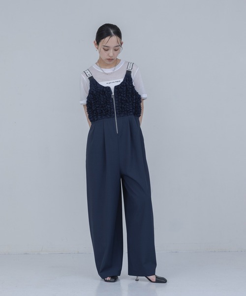 Eimee Law（エイミーロウ） サロペット オーバーオール フリルビスチェ