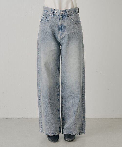 「Chico」 デニムパンツ SMALL ブルー レディース_画像4