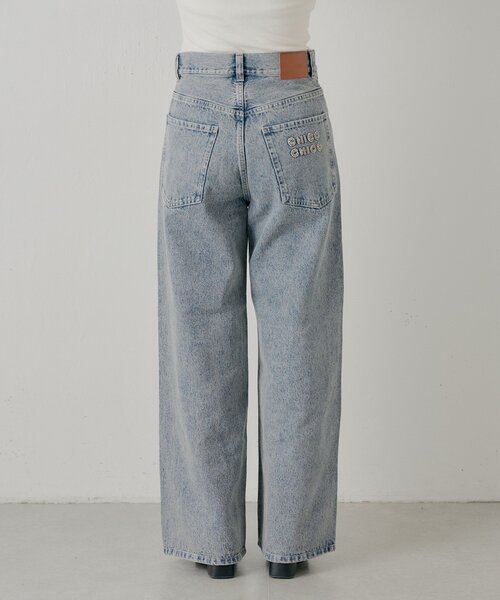「Chico」 デニムパンツ SMALL ブルー レディース_画像6