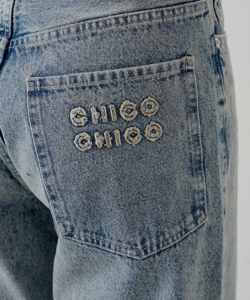 「Chico」 デニムパンツ SMALL ブルー レディース_画像8