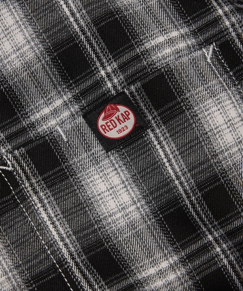 「RED KAP」 長袖シャツ「FREAK’S STOREコラボ」 LARGE ブルー メンズ_画像5