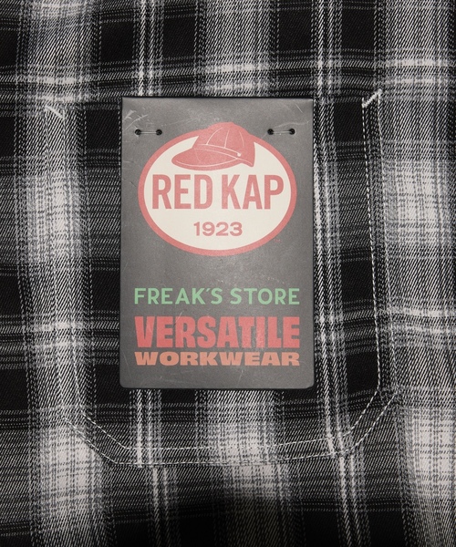 「RED KAP」 長袖シャツ「FREAK’S STOREコラボ」 LARGE ブルー メンズ_画像6