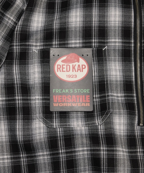 「RED KAP」 長袖シャツ「FREAK’S STOREコラボ」 LARGE ブルー メンズ_画像7