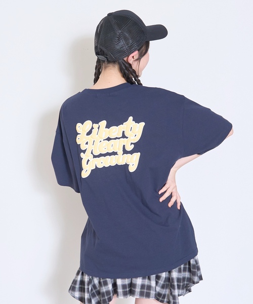 LOVETOXIC tシャツ 「綿100%/GOODPRICE」プックリバックロゴルーズ半T