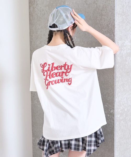 LOVETOXIC tシャツ 「綿100%/GOODPRICE」プックリバックロゴルーズ半T