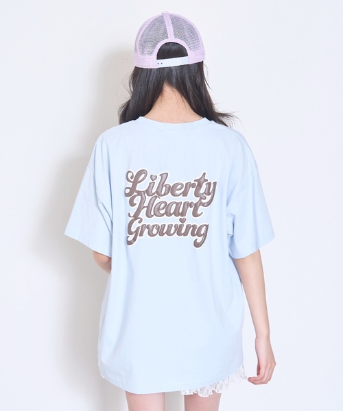 LOVETOXIC tシャツ 「綿100%/GOODPRICE」プックリバックロゴルーズ半T