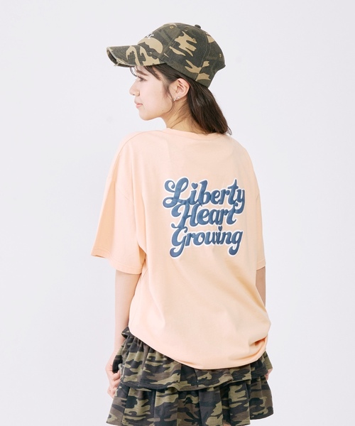 LOVETOXIC tシャツ 「綿100%/GOODPRICE」プックリバックロゴルーズ半T