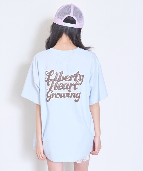 LOVETOXIC tシャツ 「綿100%/GOODPRICE」プックリバックロゴルーズ半T