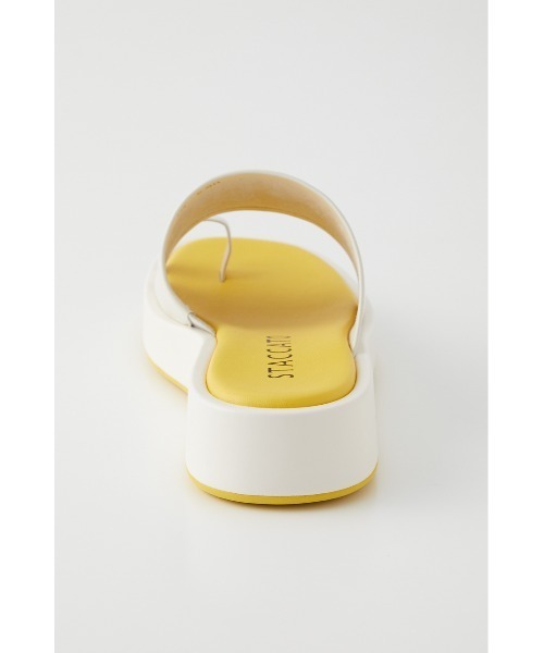 「STACCATO」 フラットサンダル 22.5cm ブラック レディース_画像3