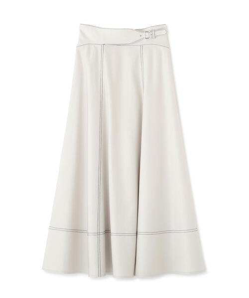 「JILL by JILL STUART」 ロングスカート MEDIUM ホワイト レディース_画像3