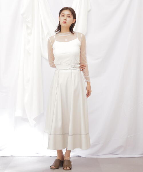 「JILL by JILL STUART」 ロングスカート MEDIUM ホワイト レディース_画像10