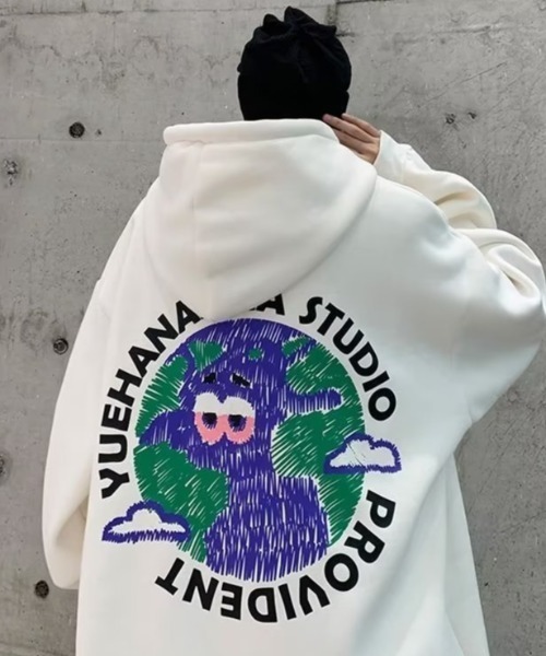 「MGV」 プルオーバーパーカー X-LARGE ホワイト メンズ_画像7