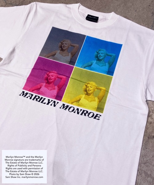 マリリンモンロー フォト tシャツ 「MARILYN MONROE/マリリン・モンロー」フォトTシャツ
