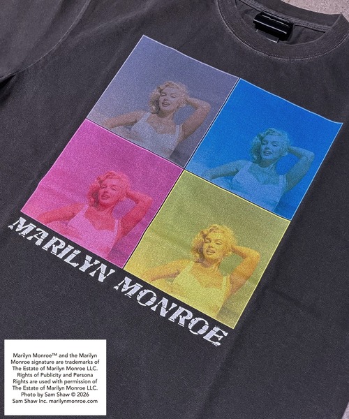 tシャツ 「MARILYN MONROE/マリリン・モンロー」フォトTシャツ