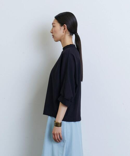 「LOISIR」 7分袖カットソー FREE グレイッシュベージュ レディース_画像3
