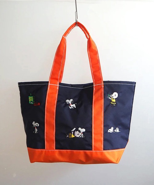 Vintage PEANUTS トートバッグ 11”「Vintage PEANUTS」1ポケット 刺繍