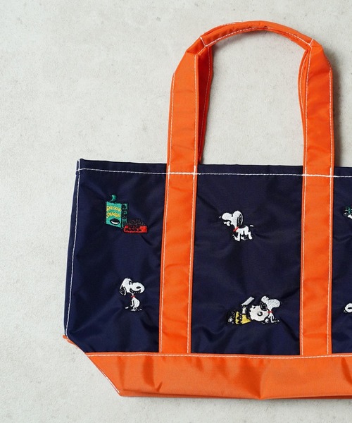 Vintage PEANUTS トートバッグ 11”「Vintage PEANUTS」1ポケット 刺繍