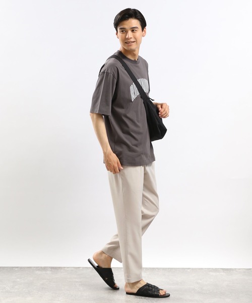 「GLOBAL WORK Smile Seed Store」 イージーパンツ MEDIUM ライトグレー メンズ_画像3