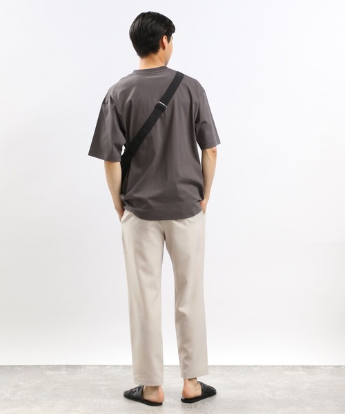 「GLOBAL WORK Smile Seed Store」 イージーパンツ MEDIUM ライトグレー メンズ_画像4