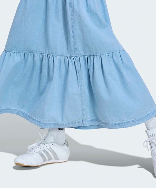 adidas（アディダス） ロング スカート ORI DENIM SKIRT スリー