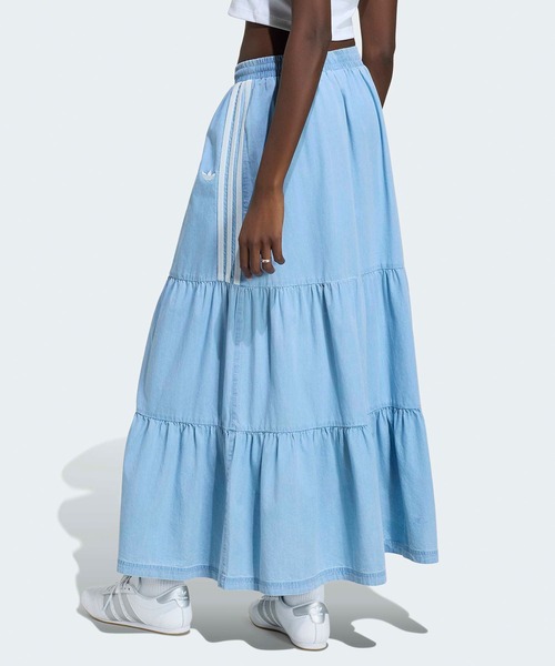 adidas（アディダス） ロング スカート ORI DENIM SKIRT スリー