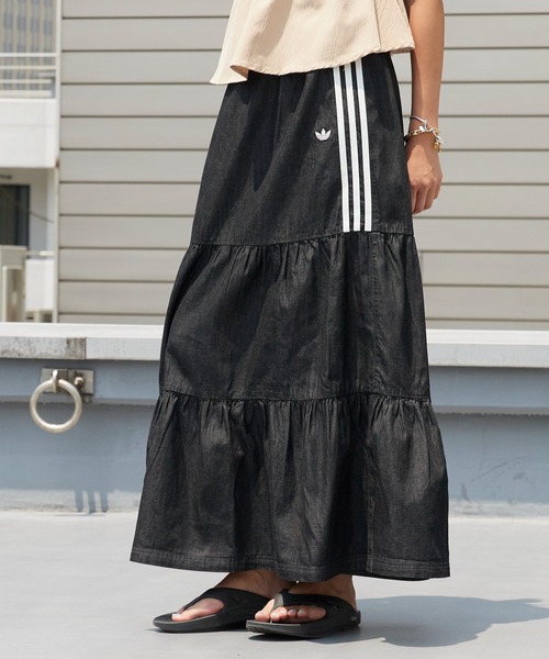 adidas（アディダス） ロング スカート ORI DENIM SKIRT スリー
