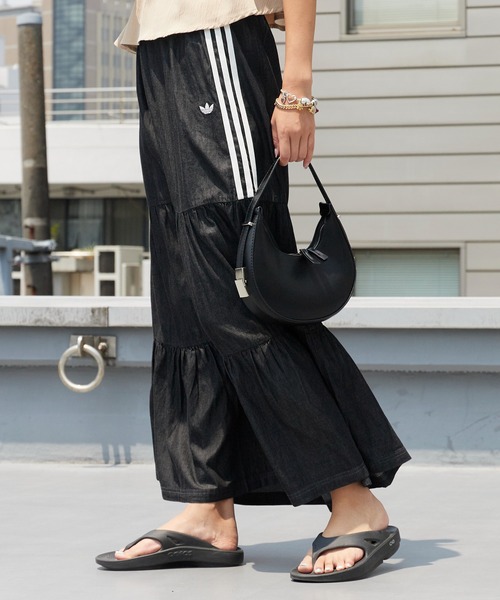 adidas（アディダス） ロング スカート ORI DENIM SKIRT スリー