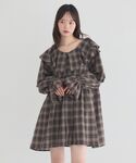 チュニック フリルカラーチュニックの詳細画像2