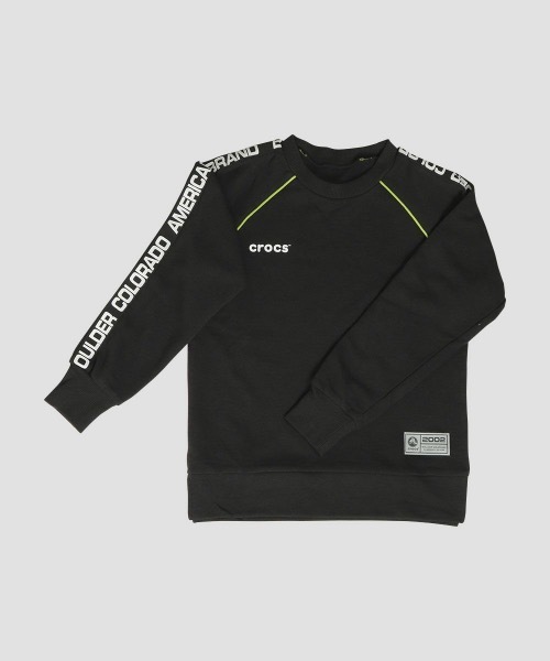 スウェット Crocs クロックス キッズロゴテープスウェット ボーイズ ガールズ ルームウェア1 ギフ 包装 375円 トレーナー ワンマイルウェア