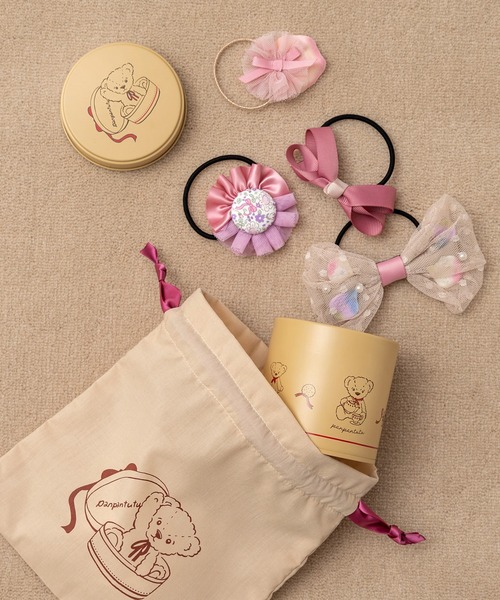 ヘアゴム プチジュエル缶/リボンシャワー（６点セット） | panpantutu | 14