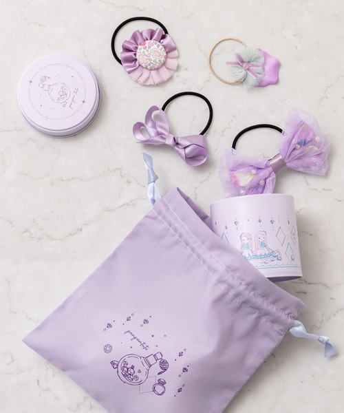 ヘアゴム プチジュエル缶/リボンシャワー（６点セット） | panpantutu | 17