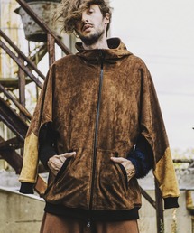 NO ID.（ノーアイディー） パーカー 「NO ID.」Dolman Sleeve Hooded