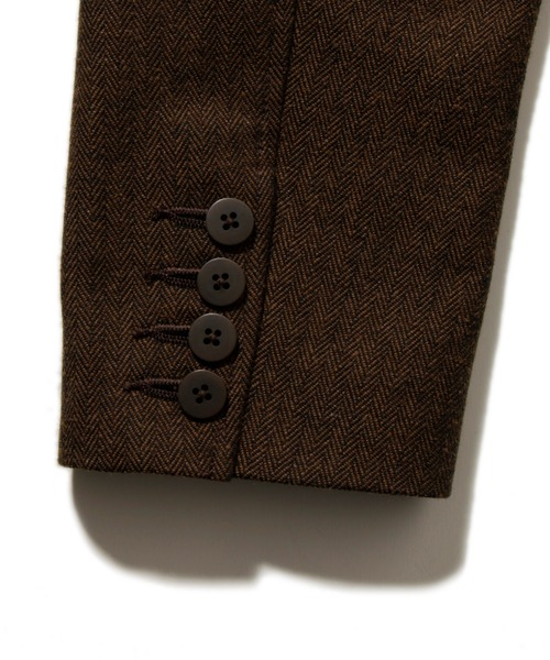 ROTAR ジャケット テーラードジャケット Herringbone 3B JKT へ