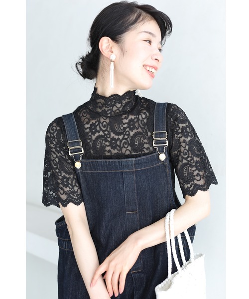 tシャツ Tシャツ卒業宣言 ペイズリーレースインナー レディース cawaii tシャツ Tシャツ卒業宣言 ペイズリーレースインナー