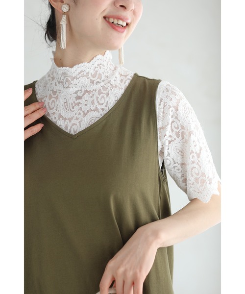 tシャツ Tシャツ卒業宣言 ペイズリーレースインナー レディース 楽天市場】（S~M/L~2L/3L~4L対応）Tシャツ卒業宣言 ペイズリー