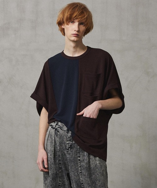 SHAREEF（シャリーフ） tシャツ GEORGETTE JQ DOLMAN S/S T メンズ