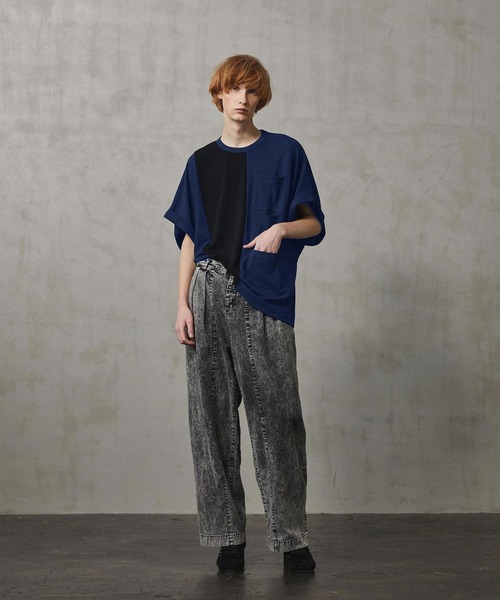 SHAREEF（シャリーフ） tシャツ GEORGETTE JQ DOLMAN S/S T メンズ
