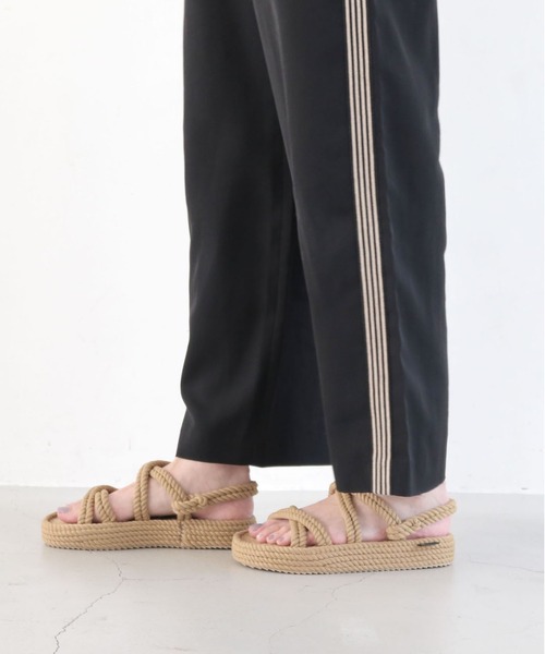 サンダル・ミュール BOHONOMAD SS22 TAHITI SANDALWOOD (BO.0004_BLK) BOHONOMAD サンダル TAHITI/タヒチ プラットフォーム (WOMEN