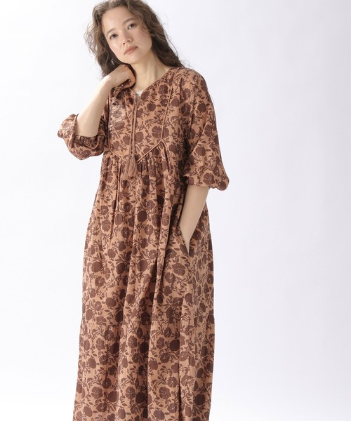 ワンピース エスニック柄切り替えワンピース Zozotown Yahoo 店 通販 Yahoo ショッピング