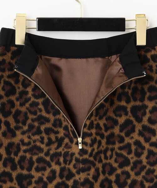 スカート シャギーレオパードスカート レディース : 67715640  